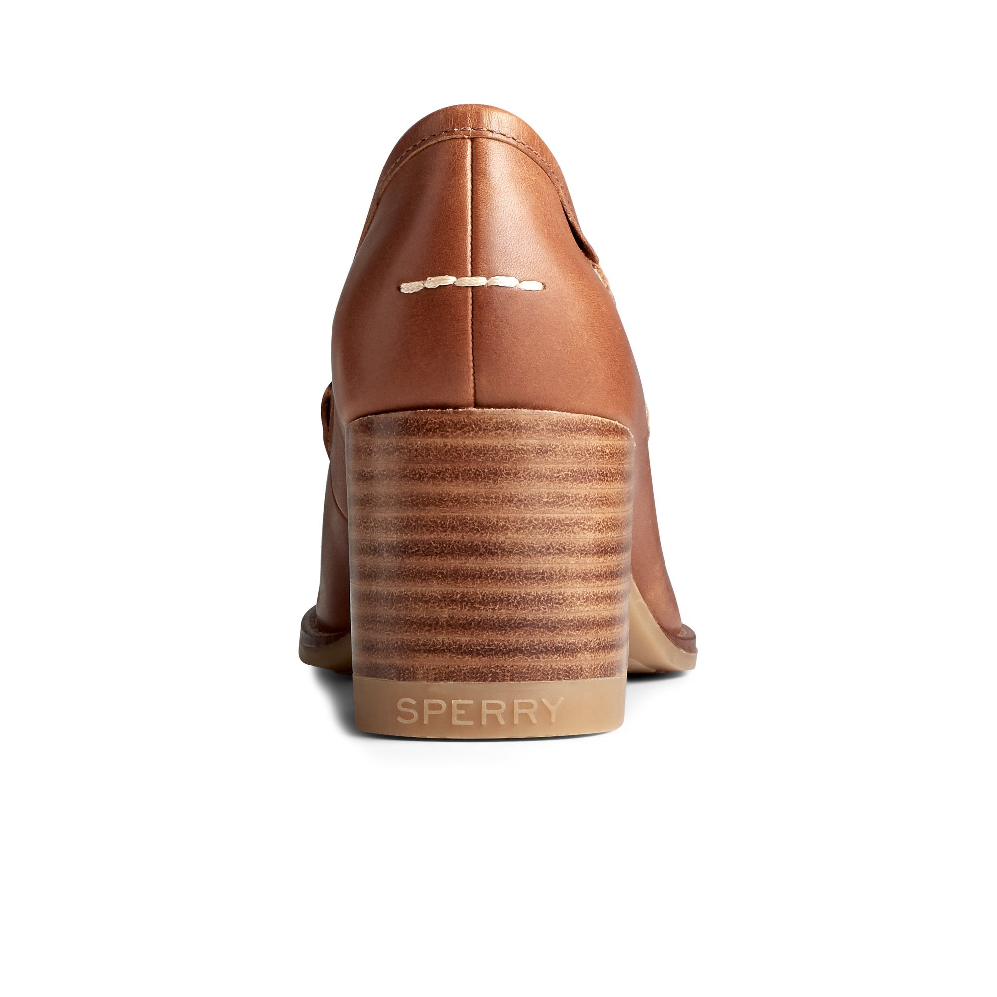 Seaport Penny Heel Leather Loafer - Image 4