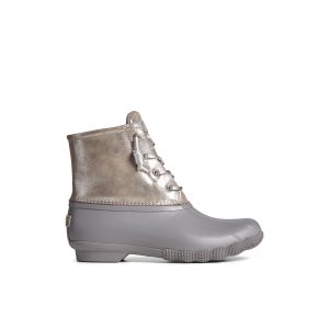 Saltwater? Metallic Leather Duck Boot